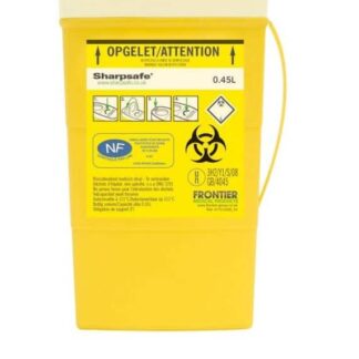 Collecteur d aiguilles/ boite Sharpsafe® 0.45L  SANICOLLECTEUR  1081951306