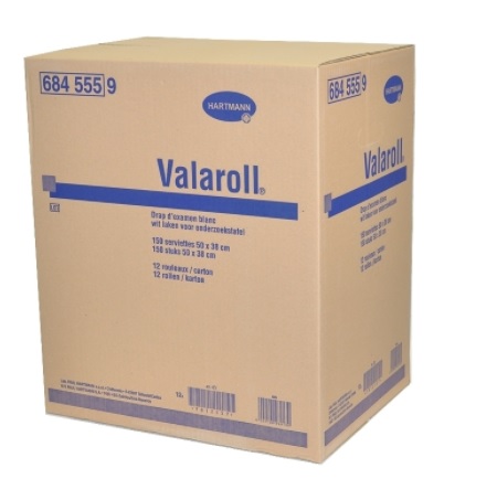 Drap d'examen plastifié blanc Valaroll® 50 x 38 cm 180 frts - Draps  plastifiés - Draps d'examen & alèses - Draps et essuyage médicaux  - Consommables médicaux 