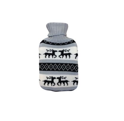 Bouillotte tricotée scandinave 33 x 20 cm 855146.N