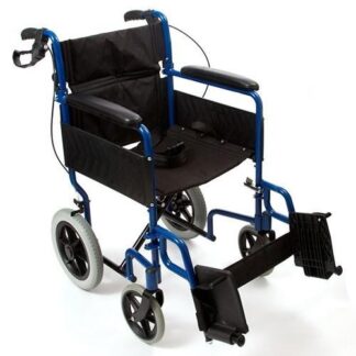 FAUTEUIL ROULANT DE TRANSFERT ALU LITE 41CM BLEU  1517737