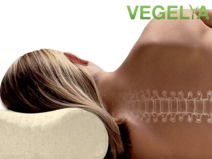 Oreiller/coussin cervical 55x37cm Vegelya en mousse   855072 – Image 3