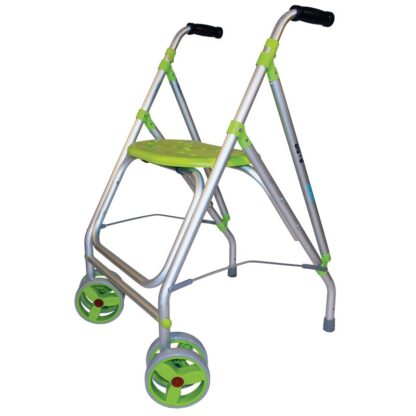 Déambulateur / Rollator 130Kg à 2 roues pivotantes - Ara-D   826223.pistache