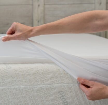 DRAP HOUSSE/Protection literie FILM POLYURETHANE 90X190             823075 – Image 2
