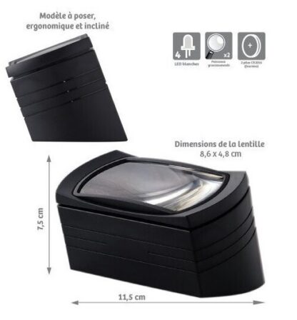 LOUPE GRAND ECRAN LUMINEUSE 819057 – Image 2