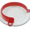 REBORD D ASSIETTE INCURVÉ ROUGE 813073.R – Image 2