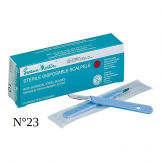 Bistouris/scalpel à usage unique Swann-Morton N° 23 Stérile 0105008061*