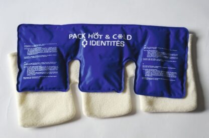 Compresse/poche à glace HOT&COLD tri section décontraction musculaire ou préparation à l effort 40 x 30 cm    835166