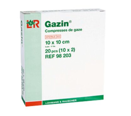 COMPRESSE DE GAZE STÉRILE GAZIN L10X10 cm (25)   1304024011