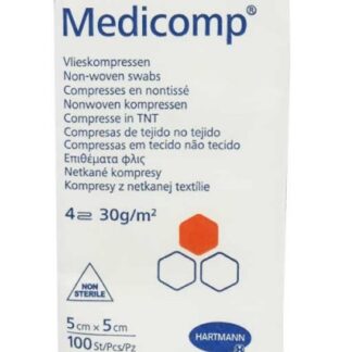 COMPRESSE DE GAZE L. 5 X L. 5 CM  MEDICOMP 40 GR 1303064011
